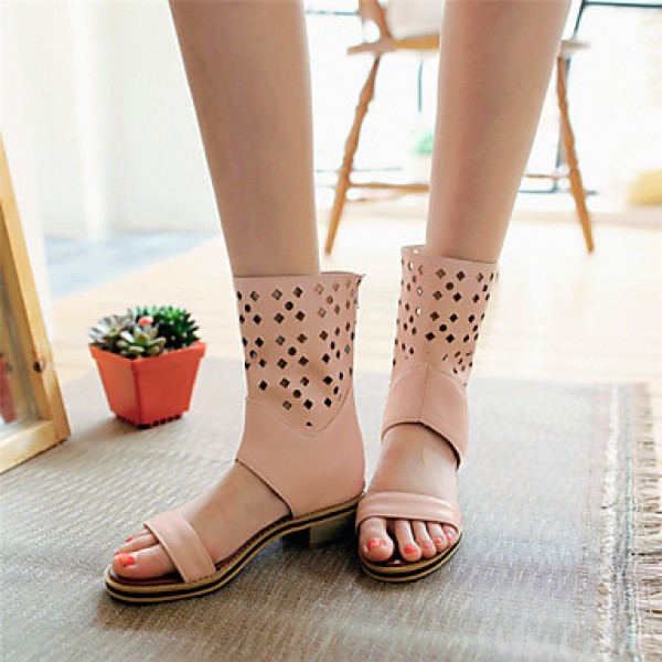 Women's Shoes Chunky Heel Gladiator / Open To...