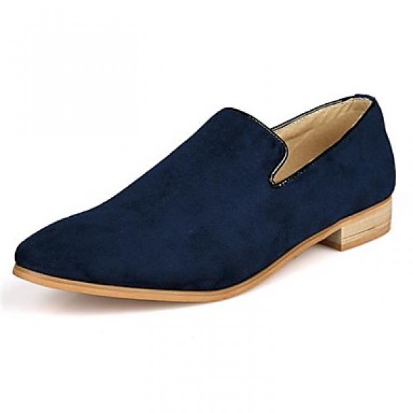 Men's Shoes Leather Casual Loafers Casual Flat Hee...