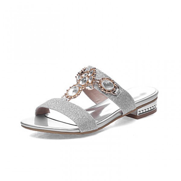 Women's Shoes Low Heel Round Toe Sandals Dres...