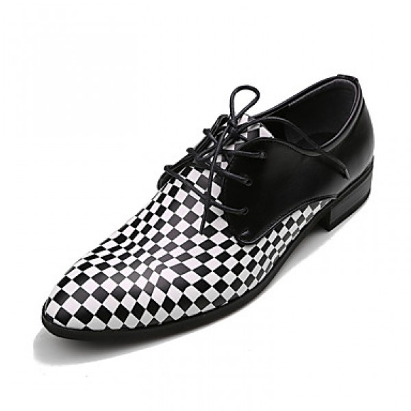 Men's Shoes Leather Wedding / Party & Evening Oxfo...